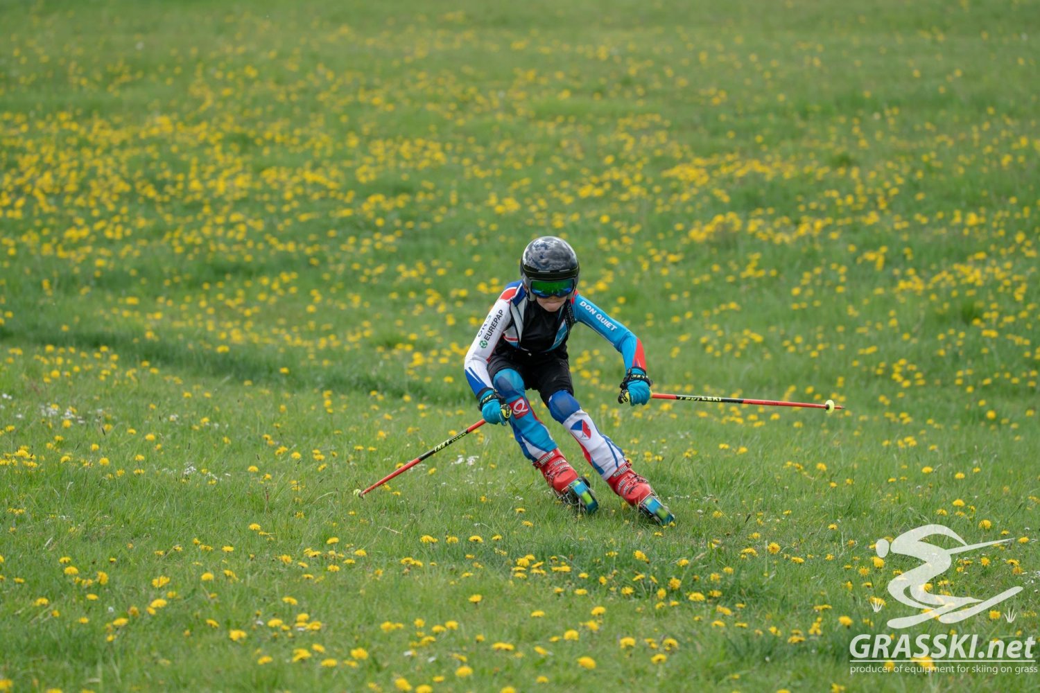 First skiing in grasski season 2020